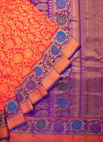 Load image into Gallery viewer, Bridal Brocade Gadawal Silk Saree