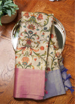 Load image into Gallery viewer, Printed silk kota saree from Banaras