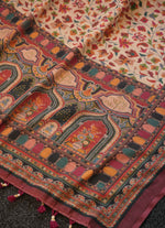 Load image into Gallery viewer, Shikhargacha Printed Linen Saree