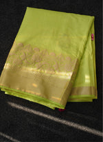 Load image into Gallery viewer, Banarasi half silk saree