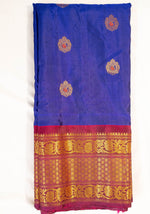 Load image into Gallery viewer, Bridal Gadwal Silk Saree with Kanji Border and Pallu