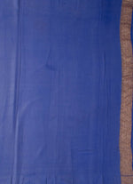 Load image into Gallery viewer, khaddi Georgette Saree in Blue and yellow