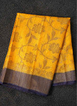 Load image into Gallery viewer, Hand woven Dupion silk saree
