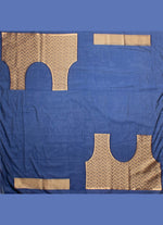 Load image into Gallery viewer, Pink Ikat silk saree with banarasi border and anchal