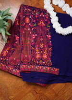 Load image into Gallery viewer, Georgette embroidery saree