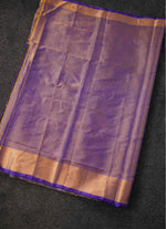 Load image into Gallery viewer, Benarashi silk saree in purple and yellow