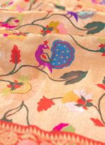 Load image into Gallery viewer, Bridal Banarasi brocade Paithani Silk Saree