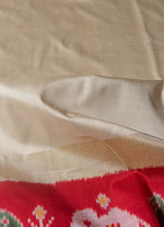 Load image into Gallery viewer, Ikat silk Black and white saree