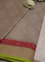 Load image into Gallery viewer, Skin print pure cotton saree