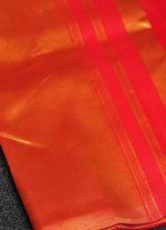Load image into Gallery viewer, Red pure silk kanjipuram saree