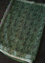 Load image into Gallery viewer, Multicolor Floral Print Linen Saree