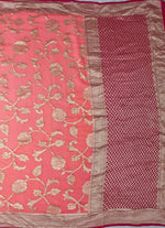 Load image into Gallery viewer, All over work Khaddi Georgette Saree