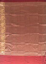Load image into Gallery viewer, Kadwa weave Banarasi silk saree in Grey and copper gold combo