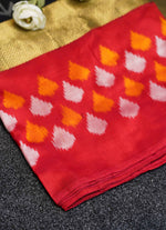 Load image into Gallery viewer, Ikkat silk saree