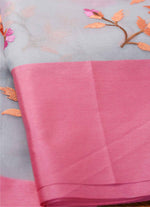 Load image into Gallery viewer, Embroidery Organza saree