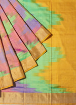 Load image into Gallery viewer, Multicolor Ikat silk saree