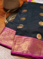 Load image into Gallery viewer, Chanderi silk saree from Banaras