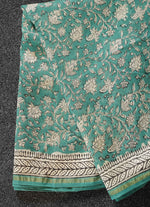 Load image into Gallery viewer, Light Green Printed Saree