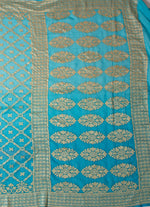 Load image into Gallery viewer, Khaddi Georgette Saree in Firoja