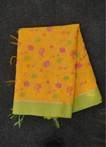 Load image into Gallery viewer, Banarasi embroidery half silk saree
