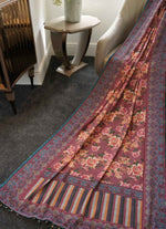 Load image into Gallery viewer, Floral Printed Linen Saree