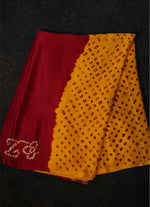 Load image into Gallery viewer, Basanti and red Modal silk saree