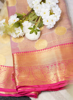 Load image into Gallery viewer, Organza saree with Kanjipuram border