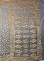 Load image into Gallery viewer, Khadi Georgette Saree in Ash