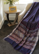 Load image into Gallery viewer, Ajtakh Printed Linen Saree