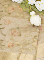 Load image into Gallery viewer, Embroidery Banarasi silk saree