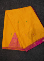 Load image into Gallery viewer, Pure silk kanjivaram silk saree with temple border