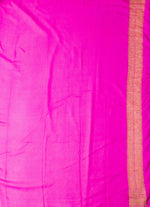 Load image into Gallery viewer, Khadi Georgette Saree in Fuchia Pink