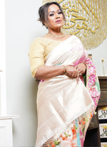 Load image into Gallery viewer, Pure hand woven banarasi silk