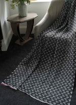 Load image into Gallery viewer, Gray Printed Linen Saree