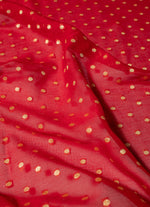 Load image into Gallery viewer, Buta Khadi Georgette Saree in Red