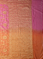 Load image into Gallery viewer, Dual Shade Khadi Georgette Saree