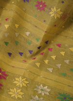 Load image into Gallery viewer, Handoven Multicolor Dhakai jamdani Pure cotton saree