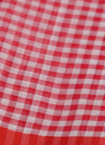 Load image into Gallery viewer, Red and white Banarasi Chequred Cotton Saree