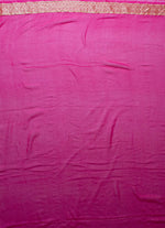Load image into Gallery viewer, All over weave Khadi Georgette Saree in Magenta
