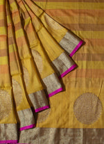 Load image into Gallery viewer, Striped Banarasi silk