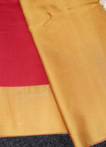 Load image into Gallery viewer, Red and golden Raw silk saree