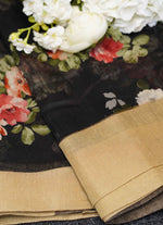 Load image into Gallery viewer, Banarasi half silk saree