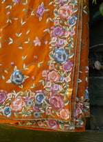 Load image into Gallery viewer, Parsi Gara embroidery on Mastered colour Gorgette