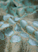 Load image into Gallery viewer, Light olive green Banarasi Pure Georgette Khaddi Saree