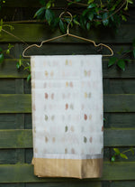 Load image into Gallery viewer, Chanderi Silk Saree with Golden border