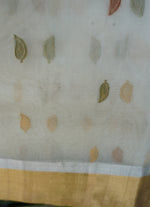 Load image into Gallery viewer, Chanderi Silk Saree with Golden border