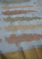 Load image into Gallery viewer, Chanderi Silk Saree with Golden border