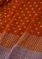 Load image into Gallery viewer, Banarasi khaddi georgette saree
