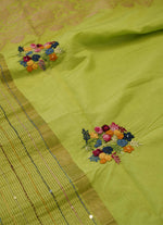 Load image into Gallery viewer, Banarasi half silk saree
