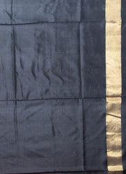 Panchompali Ikat silk saree in Black and red